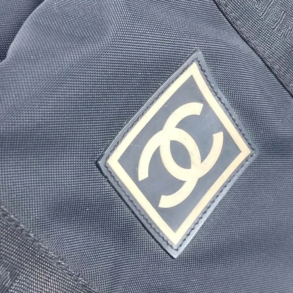 CHANEL Black Logo Shoulder Bag
